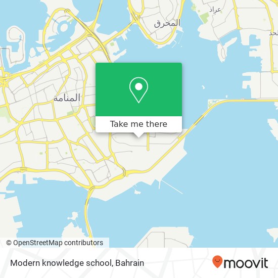 Modern knowledge school map