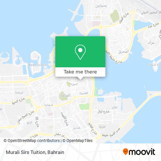 Murali Sirs Tuition map