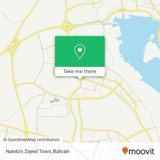Nando's Zayed Town map
