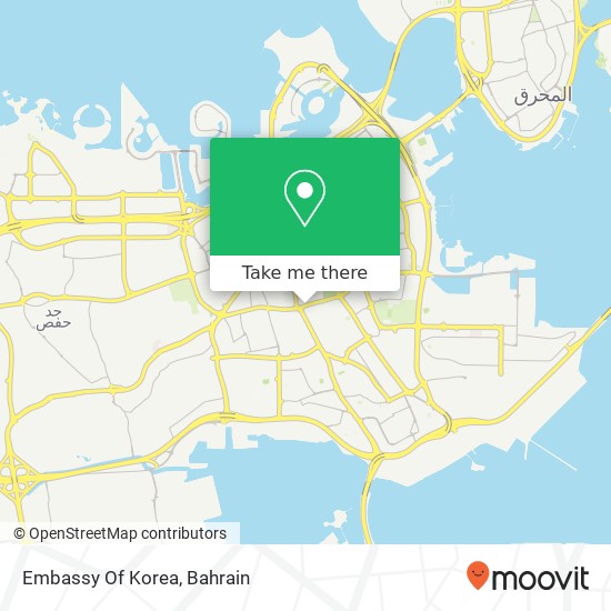 Embassy Of Korea map