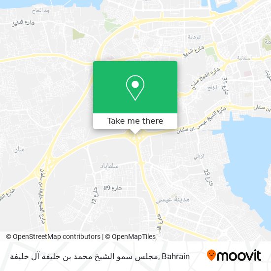 مجلس سمو الشيخ محمد بن خليفة آل خليفة map