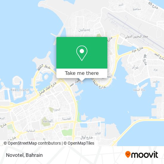 Novotel map