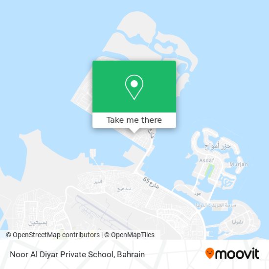 Noor Al Diyar Private School map