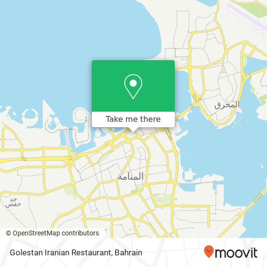 Golestan Iranian Restaurant map