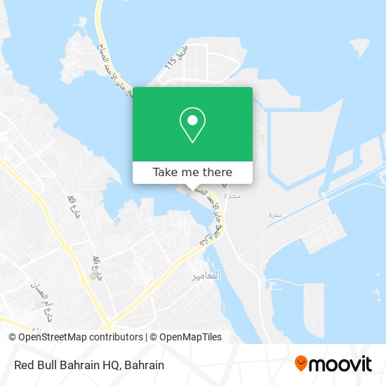 Red Bull Bahrain HQ map