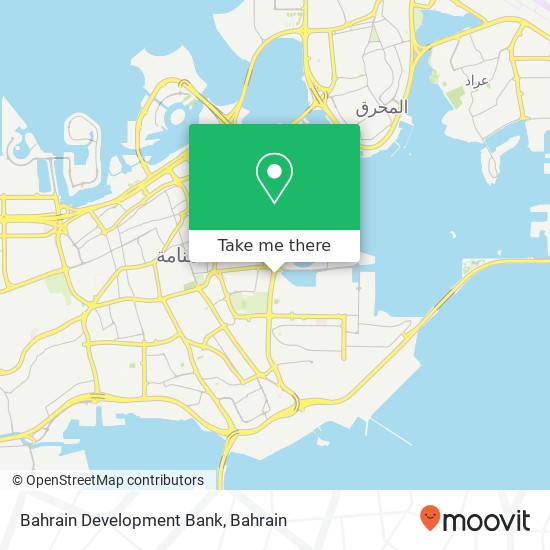 Bahrain Development Bank map