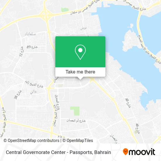 Central Governorate Center - Passports map