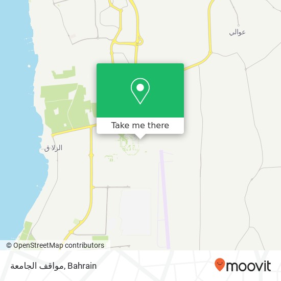 مواقف الجامعة map