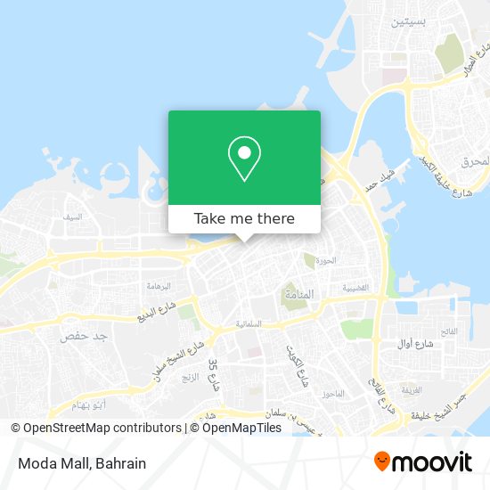 Moda Mall map