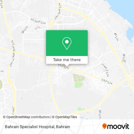 Bahrain Specialist Hospital map
