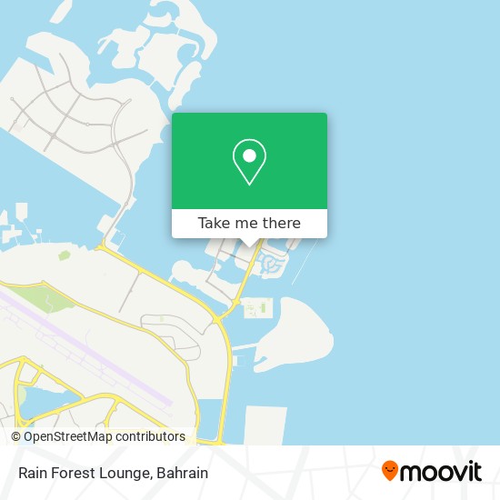 Rain Forest Lounge map