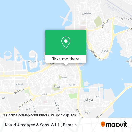 Khalid Almoayed & Sons, W.L.L. map