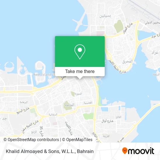 Khalid Almoayed & Sons, W.L.L. map
