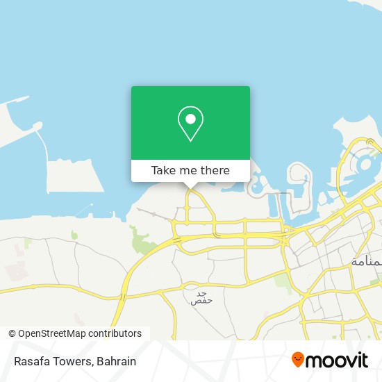 Rasafa Towers map