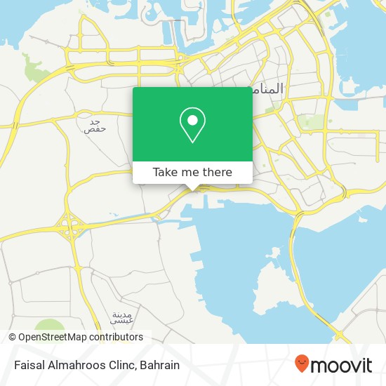 Faisal Almahroos Clinc map