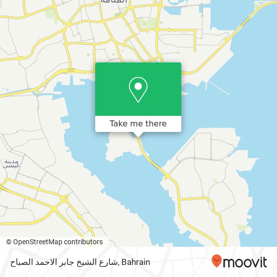 شارع الشيخ جابر الاحمد الصباح map