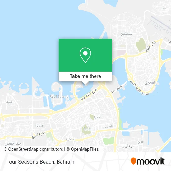 Four Seasons Beach map