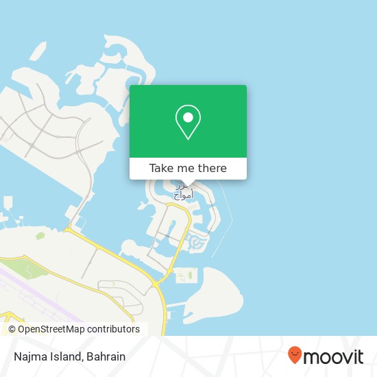 Najma Island map