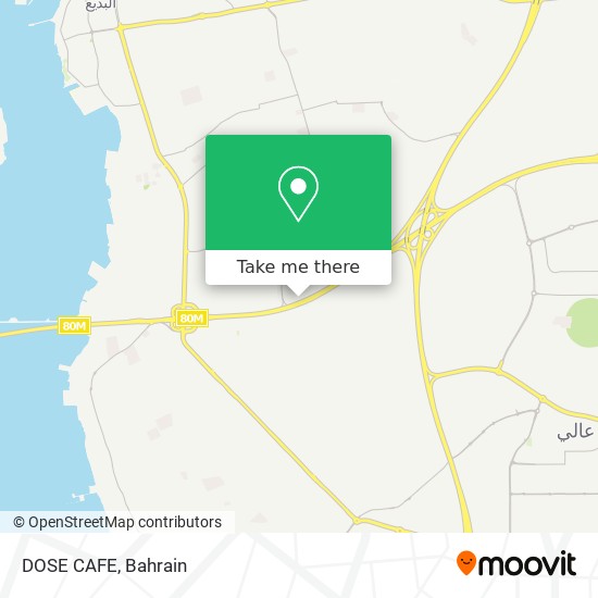 DOSE CAFE map