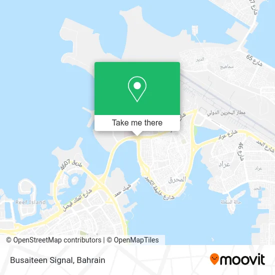 Busaiteen Signal map