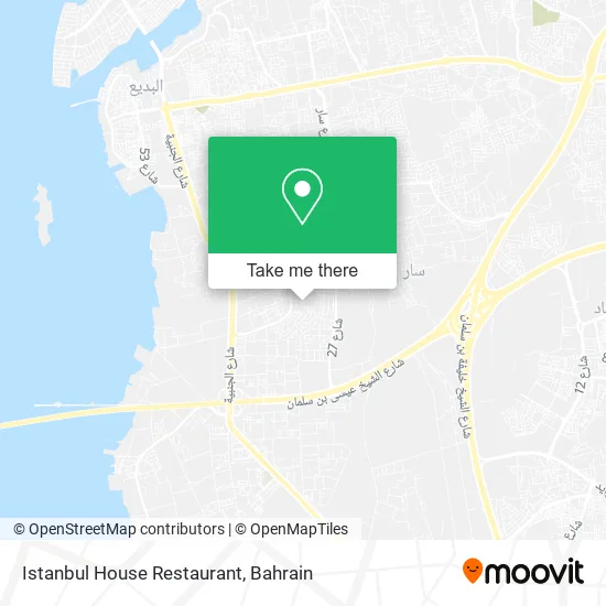 Istanbul House Restaurant map