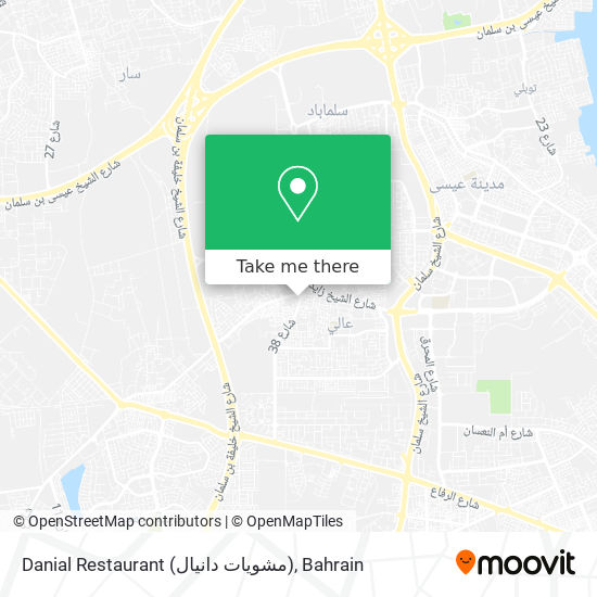 Danial Restaurant (مشويات دانيال) map