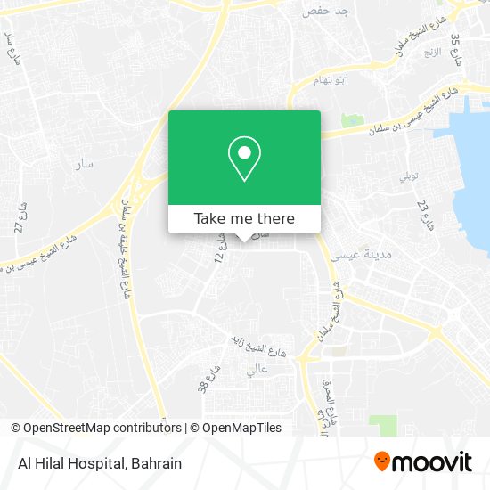 Al Hilal Hospital map