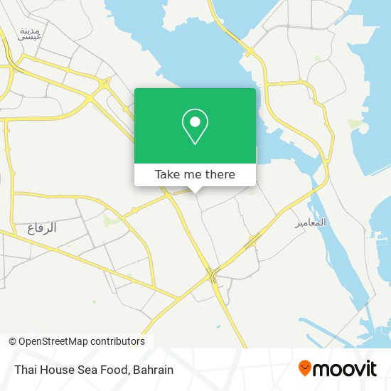 Thai House Sea Food map