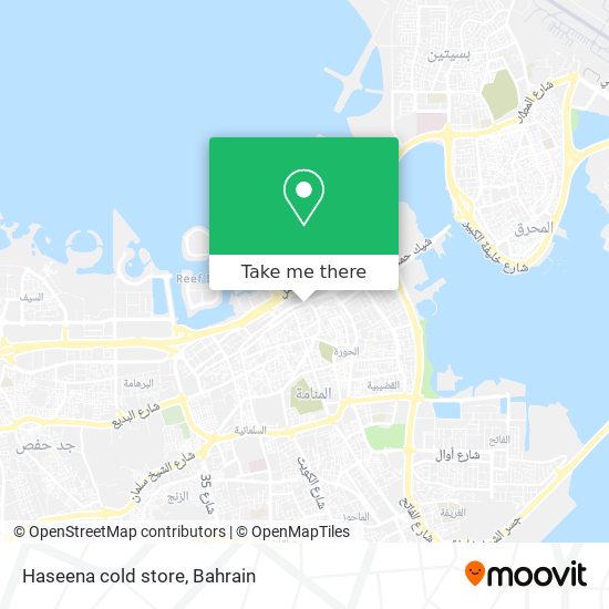 Haseena cold store map
