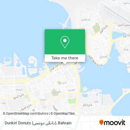 Dunkin' Donuts (دانكن دونتس) map