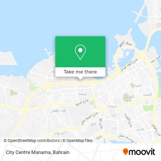 City Centre Manama map