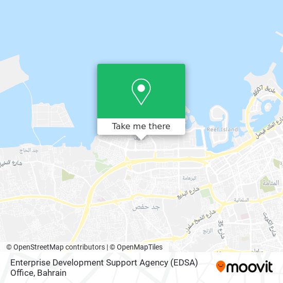 Enterprise Development Support Agency (EDSA) Office map