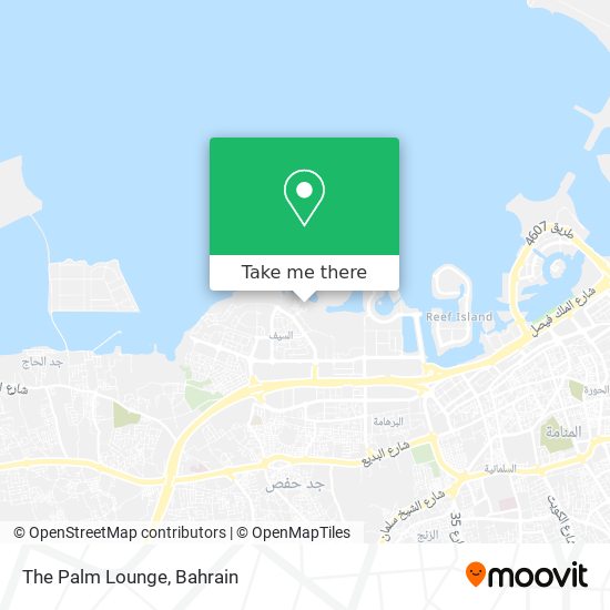 The Palm Lounge map