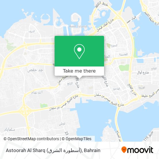Astoorah Al Sharq (أسطورة الشرق) map