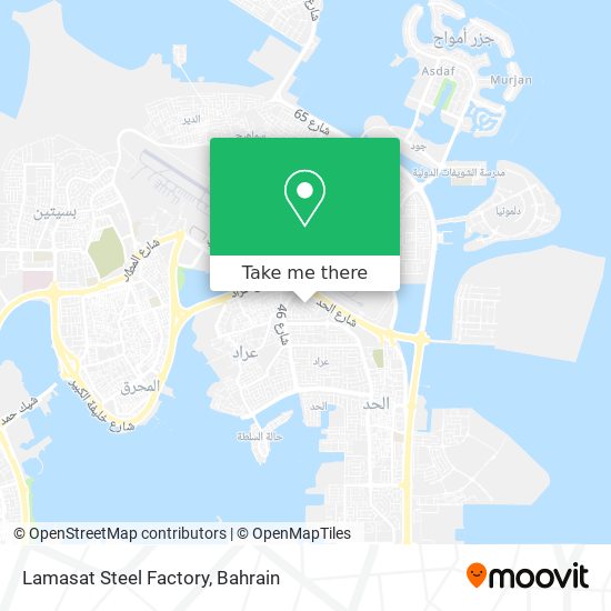 Lamasat Steel Factory map