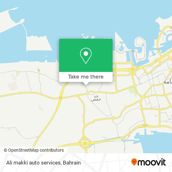 Ali makki auto services map