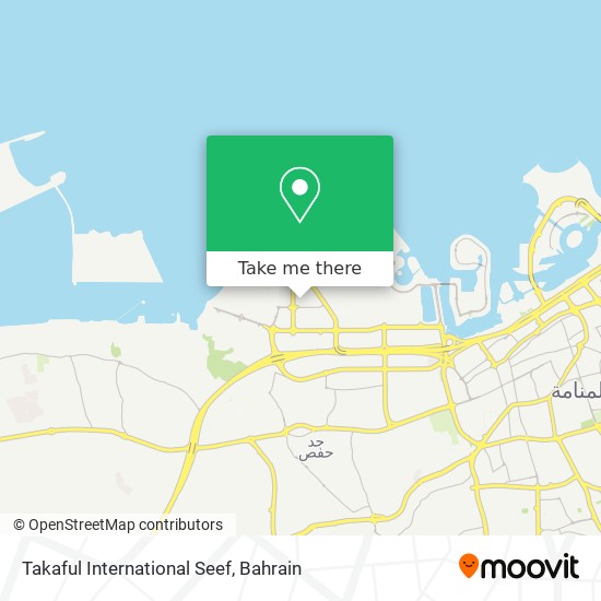Takaful International Seef map