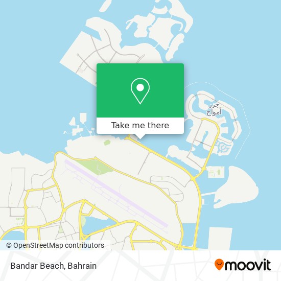 Bandar Beach map