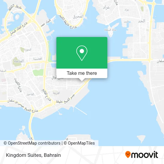 Kingdom Suites map