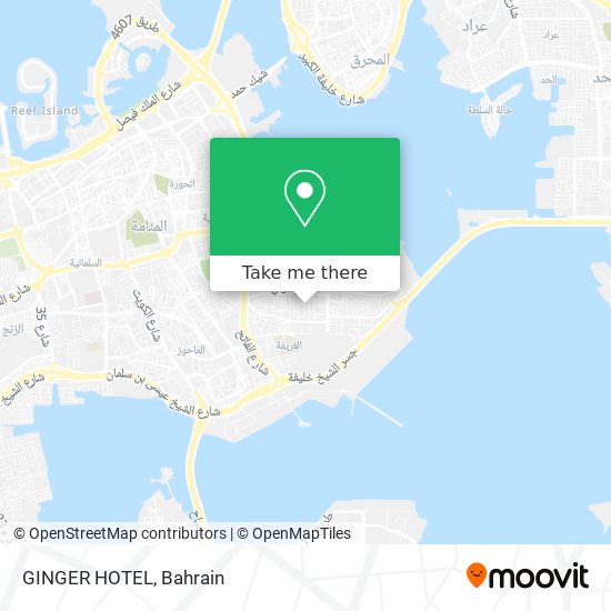 GINGER HOTEL map