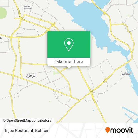 Injee Resturant map