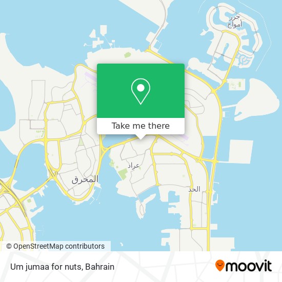 Um jumaa for nuts map