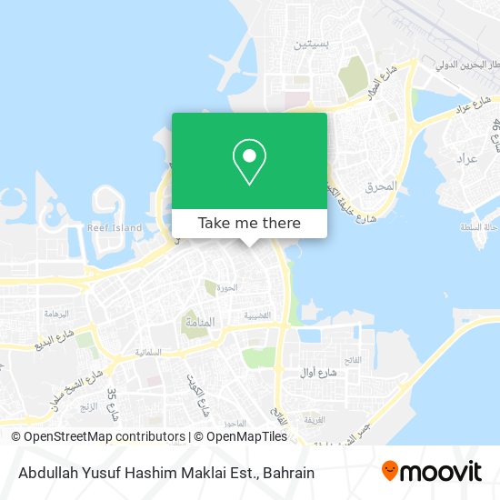 Abdullah Yusuf Hashim Maklai Est. map