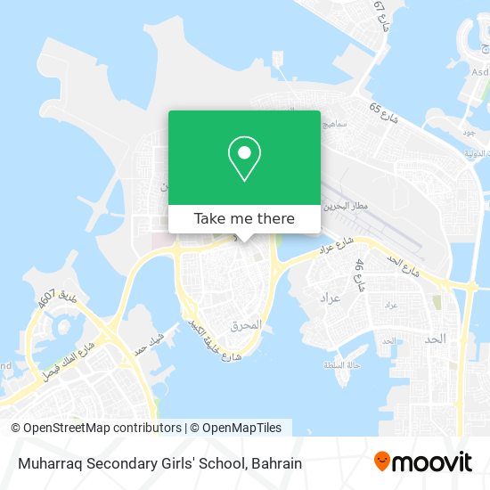 Muharraq Secondary Girls' School map