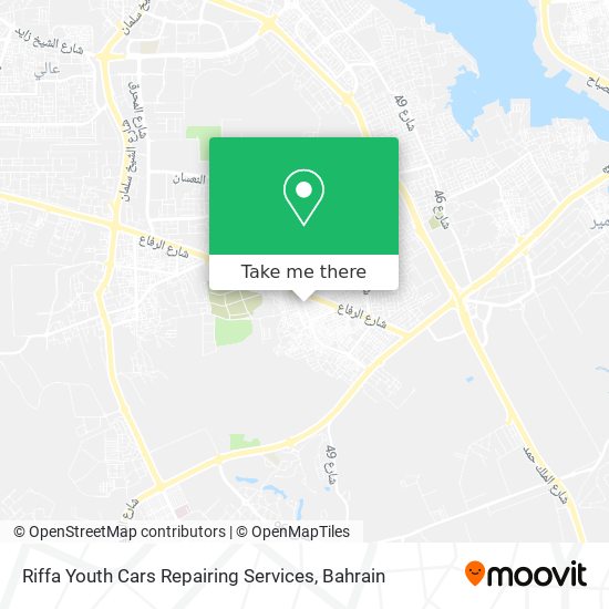 Riffa Youth Cars Repairing Services map