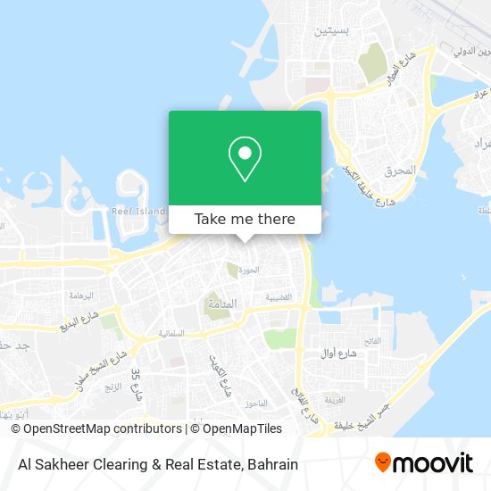 Al Sakheer Clearing & Real Estate map