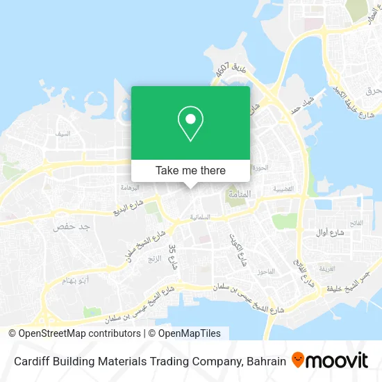 Cardiff Building Materials Trading Company map