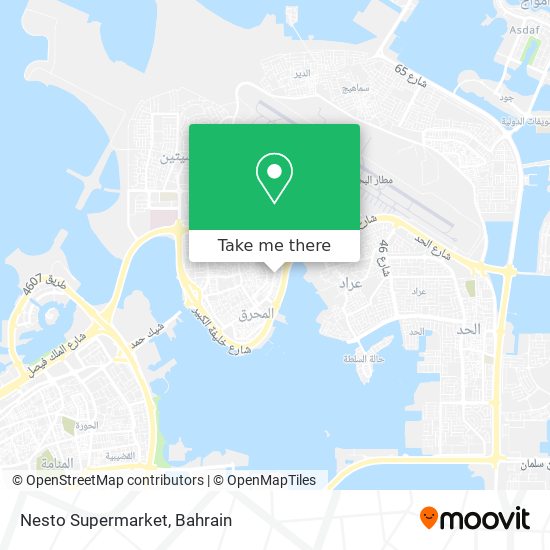 Nesto Supermarket map