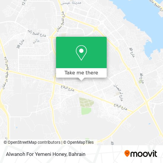 Alwanoh For Yemeni Honey map