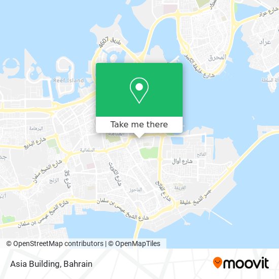 Asia Building map